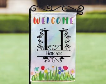 Custom Garden Flag, Personalized Garden Flag, Garden Gift,Family Name Garden Flag,Custom Welcome Garden Flag,Double-Sided Add Your Photo