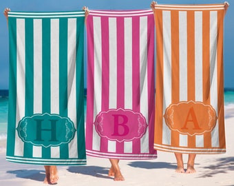 Toalla de playa personalizada, toalla de playa, toalla de piscina personalizada, toalla de baño con nombre personalizado, toalla de playa con nombre, regalo de cumpleaños para exteriores