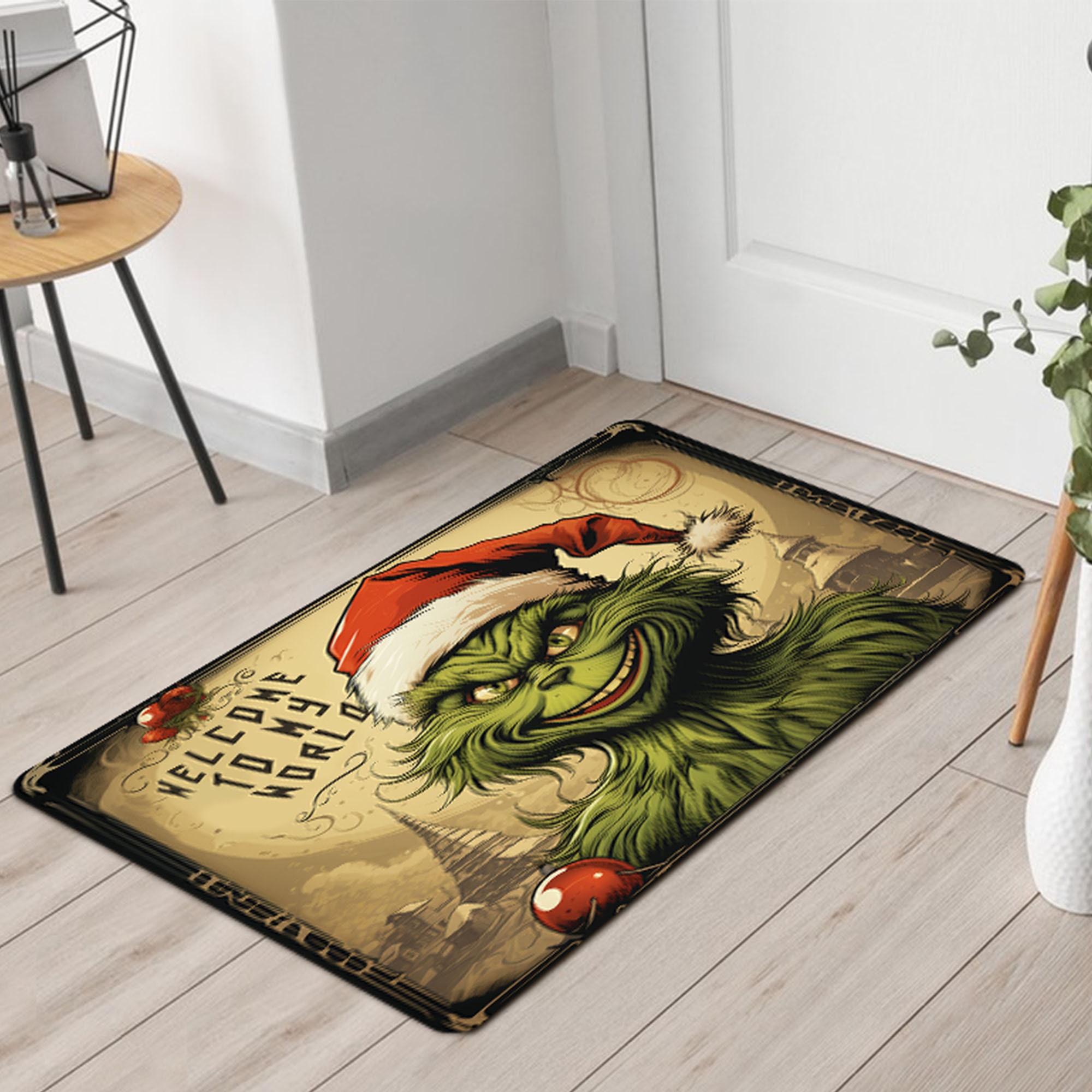 Grinchmas Outdoor Rug, Grinch Rug, Grinch Gift, Holiday Gift, Merry ...