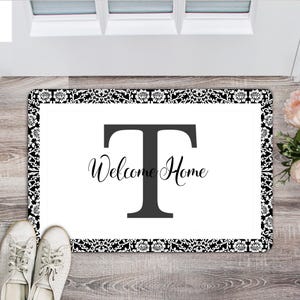 Family Name Doormat, Custom last name doormat, Custom Door Mat with Family Name, Non-Slip Runner Rug, Personalized Outdoor Welcome Mat Decor