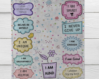 Letter To Mom Personalized Plush Fleece Blanket, Personalized Mother's Day Gifts, Mothers Day Gifts For Mom, Mom Gifts From Daughter, Son