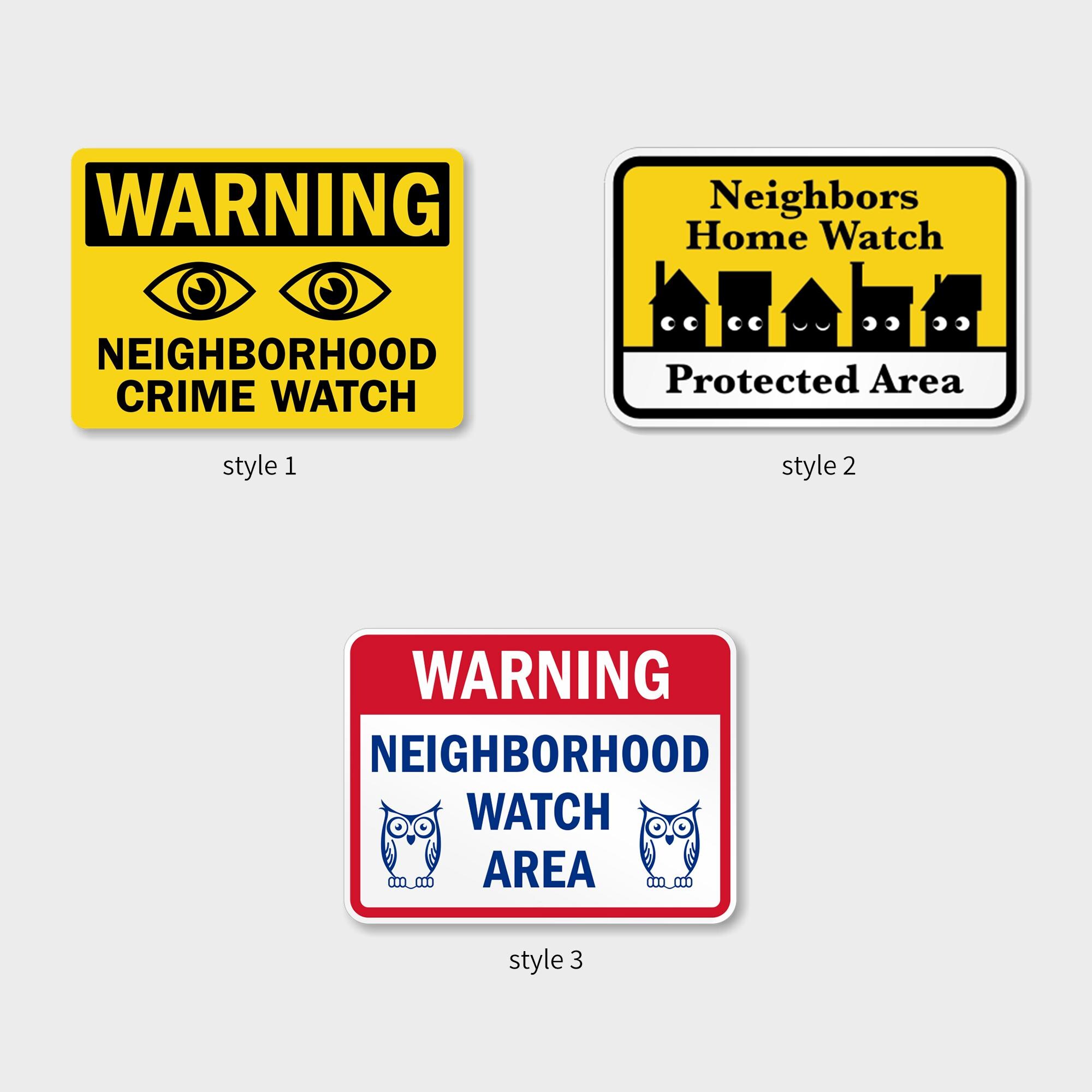 Neighborhood Watch Area Sign,we Are Watching You Sign,home
