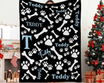 Custom Pet Blanket,Personalized Blanket with Your Pets Name,Dog Lover Gift,Dog Mom Gift,Pet Photo Blanket,Cat Blanket,Cat mom gift,Pet Lover