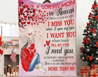 Für meine Mutter Decke, Muttertagsgeschenke, Mama Decke, personalisiert für meine Mutter Decke, Muttertagsgeschenke für Mama Decke für Mama