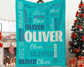 Benutzerdefinierte Name Decke für Jungen Mädchen, personalisierte Kinder Name Decke, Baby Mädchen Decke, Name Decke, Kinder Decke, personalisiertes Geschenk
