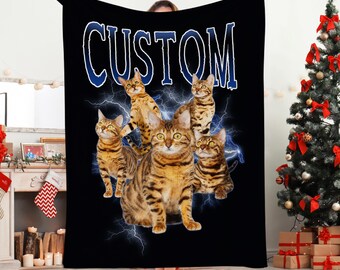 Couverture personnalisée pour animal de compagnie, couverture personnalisée pour chien, couverture personnalisée pour chat, cadeau pour amoureux des chiens, cadeau pour maman chien, cadeau pour maman chat, amoureux des animaux de compagnie, couverture personnalisée pour animal de compagnie