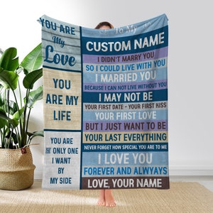 To My Daughter Blanket,Custom Name Blanket,Family Throw Blanket,Blankets For Girl,Baby Name Blanket,Blanket with Name,Gifts for Her