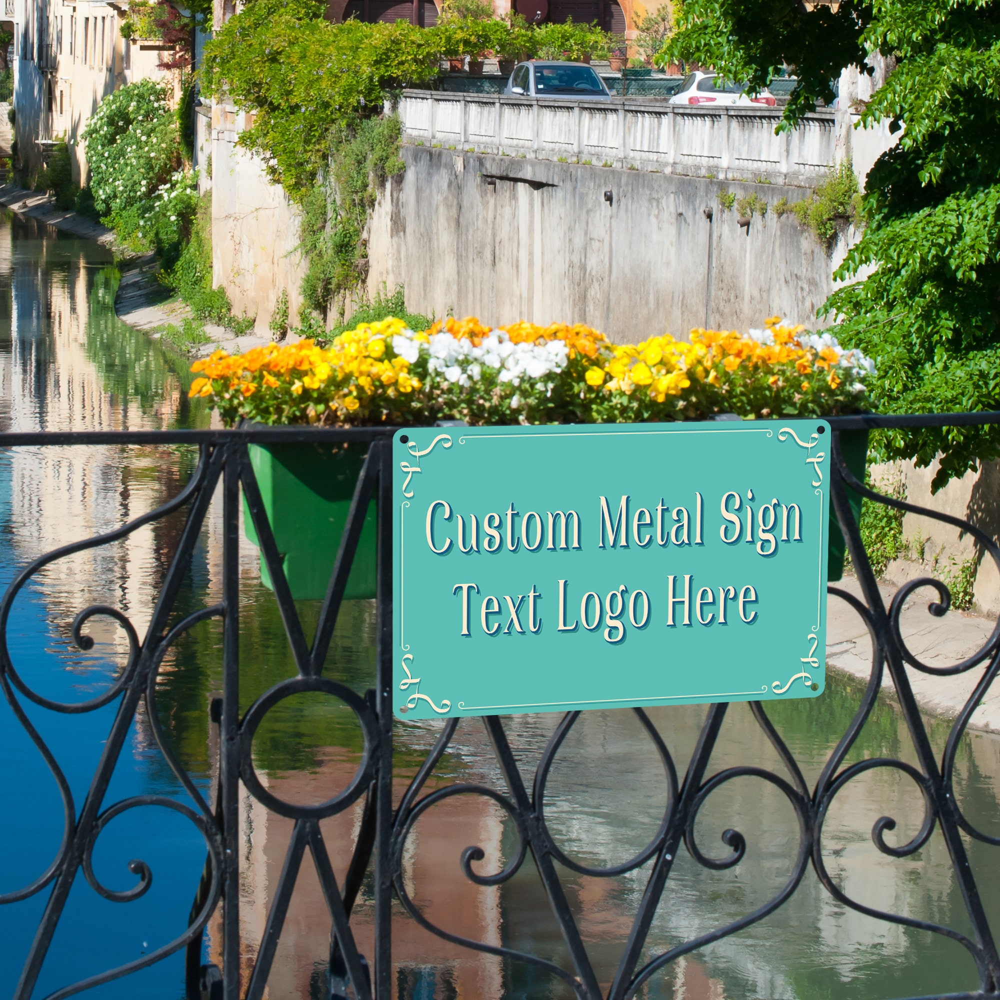 Custom Metal Sign,personalized Sign Weatherproof,custom Full-color ...