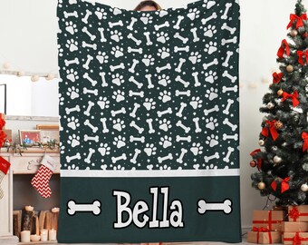 Custom Pet Blanket,Personalized Blanket with Your Pets Name,Dog Lover Gift,Dog Mom Gift,Pet Photo Blanket,Cat Blanket,Cat mom gift,Pet Lover