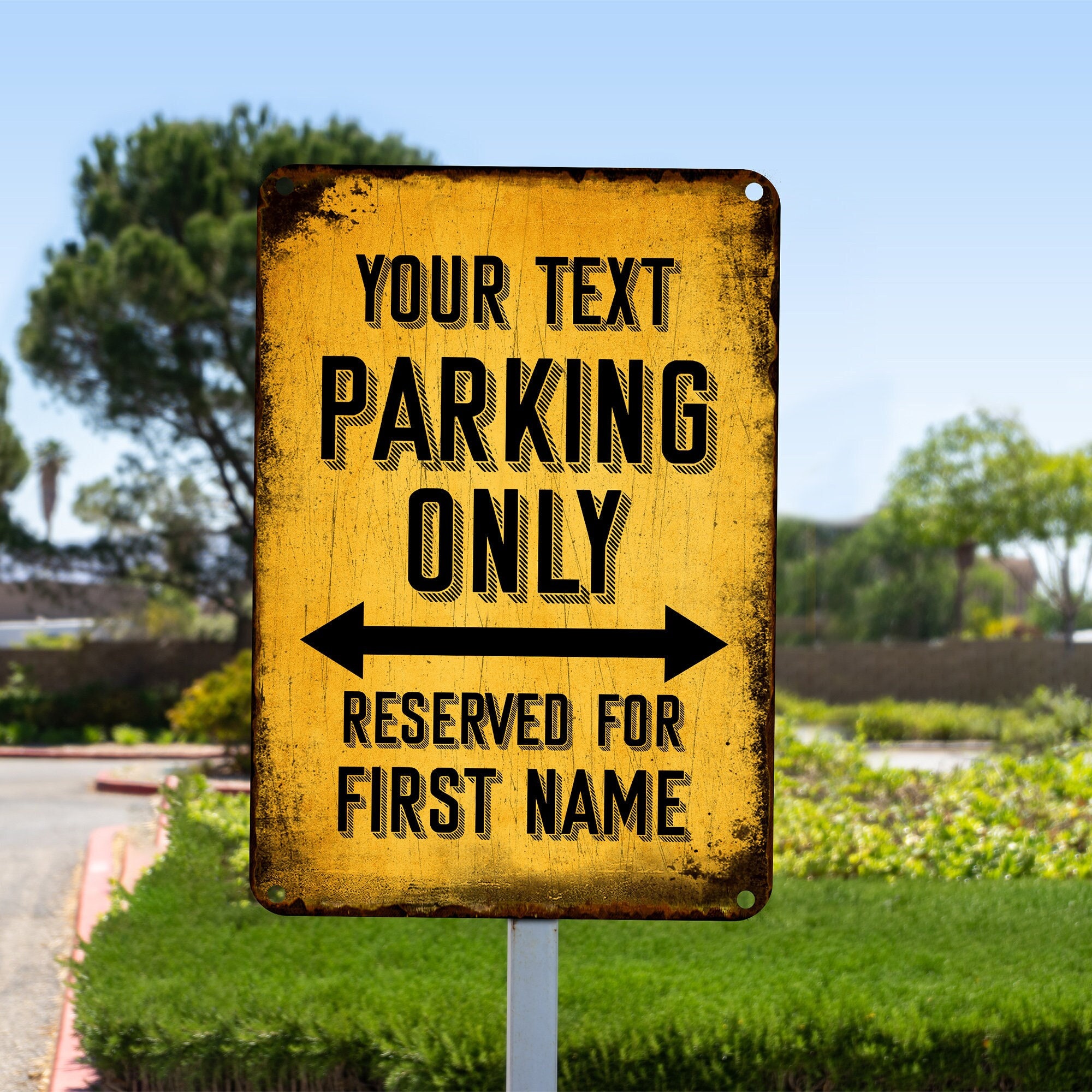 PRIVATE PARKING ビンテージサイン 検/ジャンク ガレージ