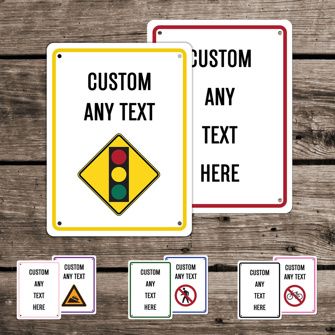 Custom Sign,aluminum Metal Sign,deliveries Sign,personalized,custom ...