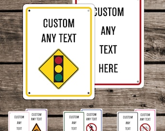 Custom Sign,Aluminum Metal Sign,Deliveries Sign,Personalized,Custom Message,Parking Sign,Multiple Colors Outdoor Aluminum Metal Wall Art