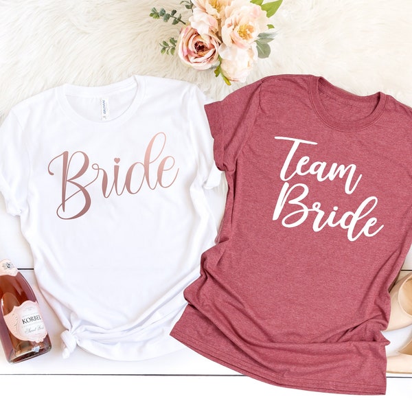 Team Bride Shirts - Etsy