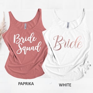 Bride Tank, Bachelorette Party Shirt , Bride Squad Tank Tops, Bridal Party Shirt , Bridesmaid Shirt , Bridesmaid Gift , Bachelorette  Shirt