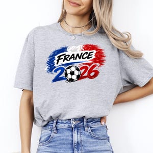 Camiseta de fútbol de Francia, camiseta de la selección nacional de fútbol 2026 imagen 1