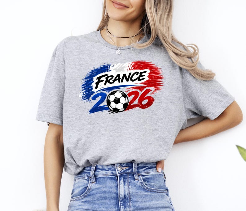 Camiseta de fútbol de Francia, camiseta de la selección nacional de fútbol 2026 imagen 1