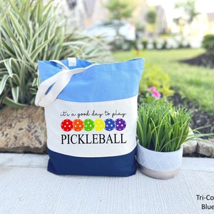 It&#39;s A Good Day To Play Pickleball Bag, Tote Bag Gift For Pickleball Lover, Cute Pickleball Gift Bag, Sport Lover Women Bag, Player Gift Bag