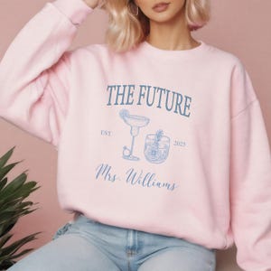 Future Mrs Shirt and Sweatshirt, Custom Bride Shirt, Engagement Gift, Bride to Be Gift, Fiance Gift For Her, Engaged Shirt, Engagement Party