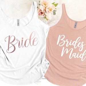 Bride Shirt , Bachelorette Matching Shirt , Bride Squad Shirt , Bridal Party Shirt , Bride Tribe Shirt , Bridesmaid Gift, Bride V-neck Shirt image 7