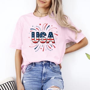 USA Shirt, Patriotic Shirt, America Shirt, 4th Of July Shirt, Fourth of July Shirt, Red White and Blue, America T-shirt, Women's 4th of July