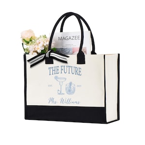 Future Mrs Tote Bag, Custom Mrs Bag, Engagement Tote Bag, Bride Canvas Bag, Engagement Gifts, Bride to Be Tote Bag, Engagement Party Gifts