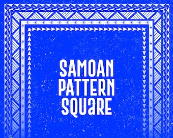 Samoan Square Pattern Design