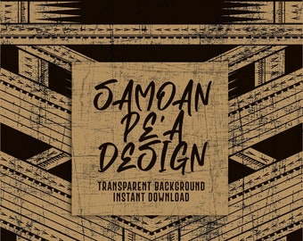 Samoan Pe&#39;a Tatau Design