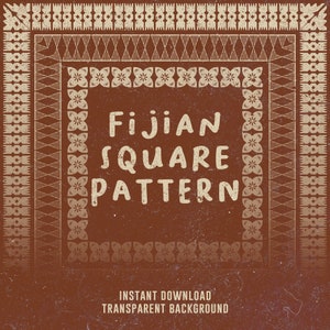 Fijian Square Pattern Design