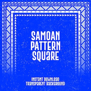 Diseño de patrones cuadrados samoanos
