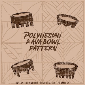 Polynesian Kava Bowl Pattern