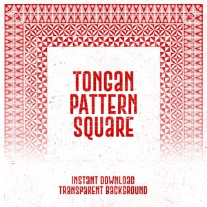 Tongan Square Pattern Design
