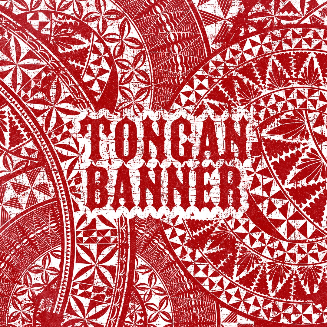Tongan Pattern Banner Etsy