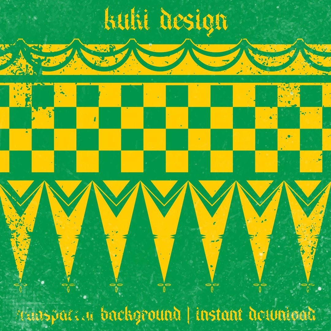 Kuki Patterns Kuki Banner Pattern (cook Islands) - Etsy