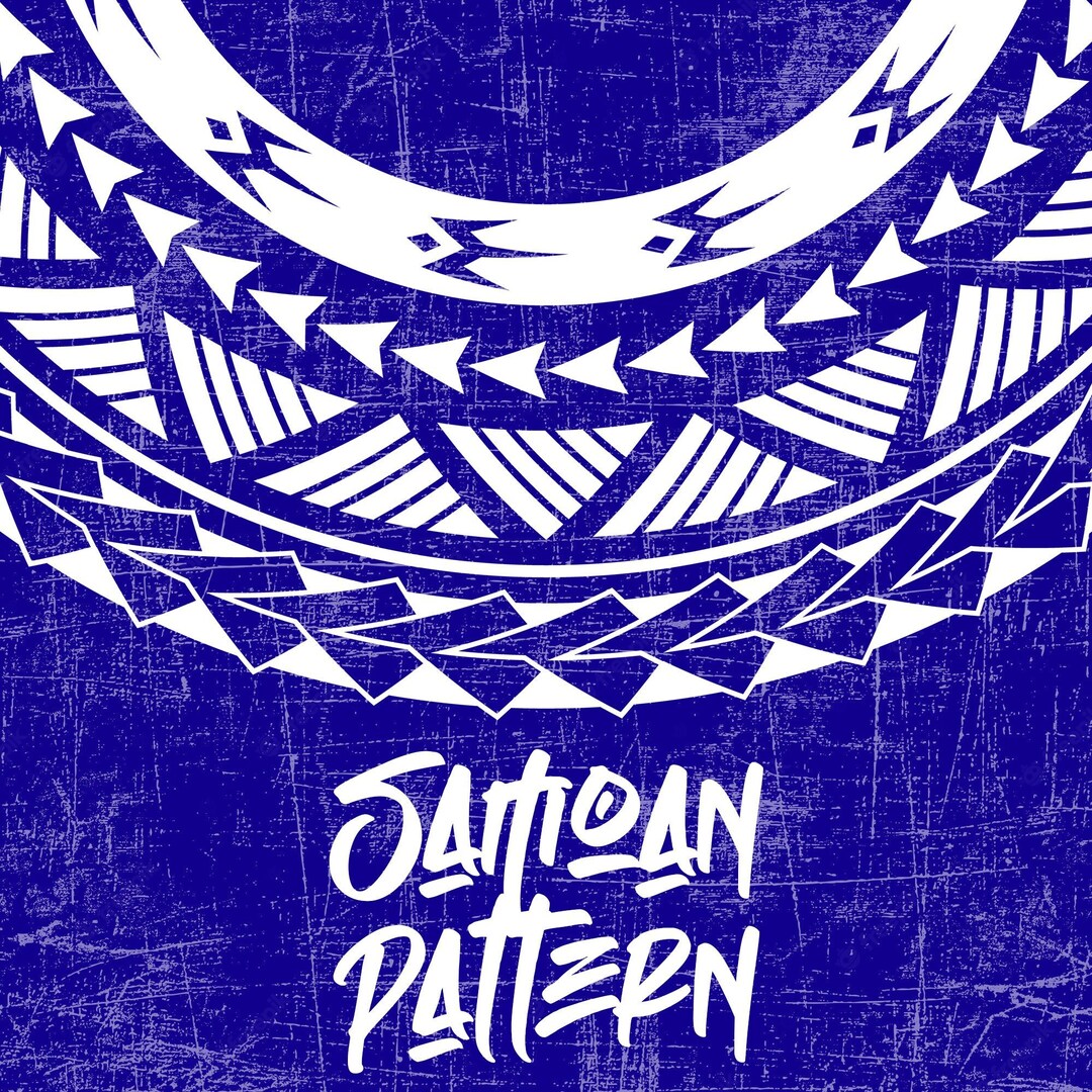 Samoa V Pattern Samoan Circle Pattern Design - Etsy