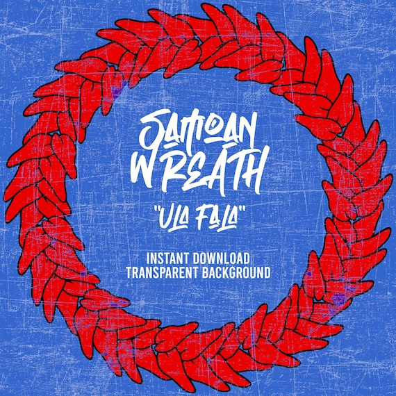 Samoan ula Fala Digital Wreath Design Etsy Australia