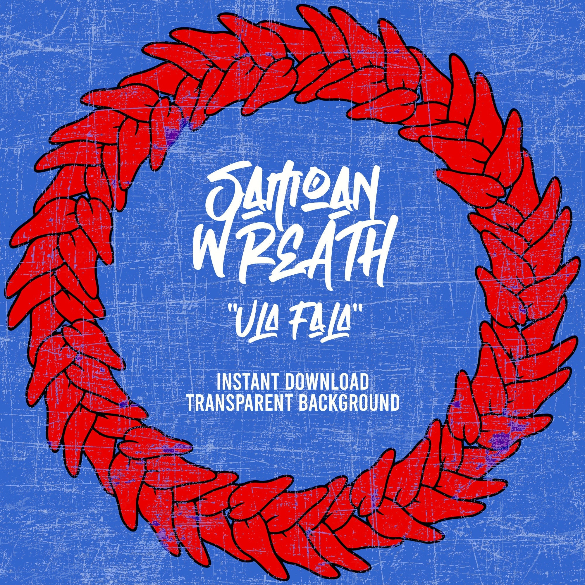 Samoan ula Fala Digital Wreath Design - Etsy Australia