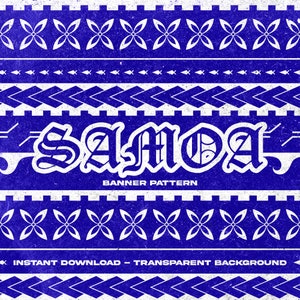 Samoan Pattern Banner