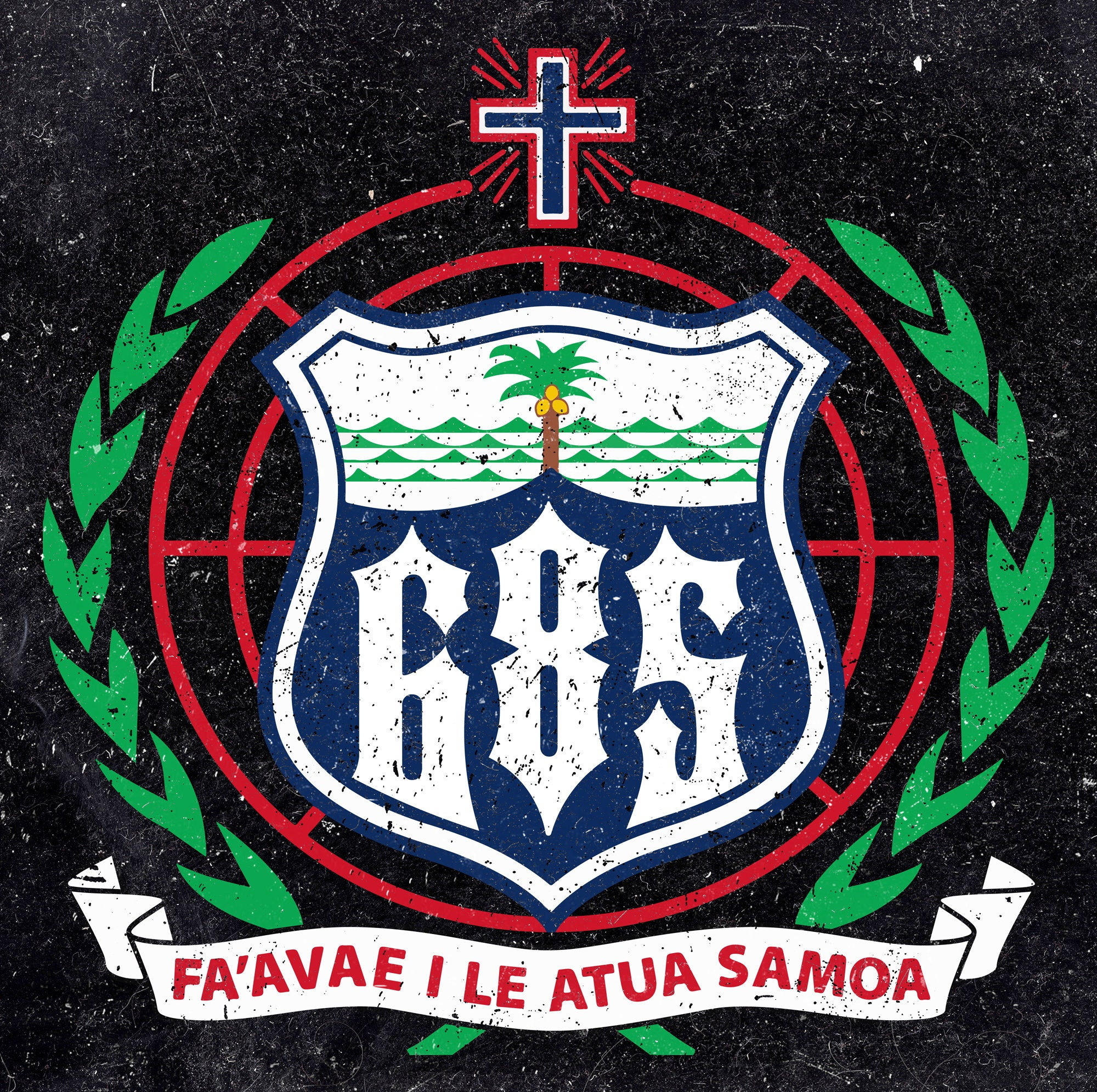 685 Samoan Shield Emblem Digital Design Etsy