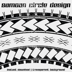 Diseño de círculo samoano