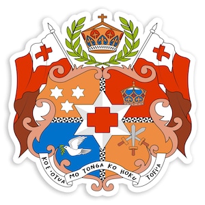 TONGAN STICKER - Kiss-Cut Vinyl Decals