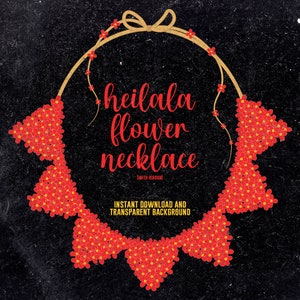 Tongan &quot;Heilala&quot; Digital Wreath Design