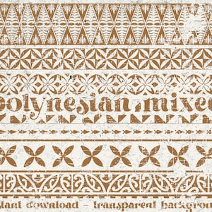 Polynesian Pattern Banner