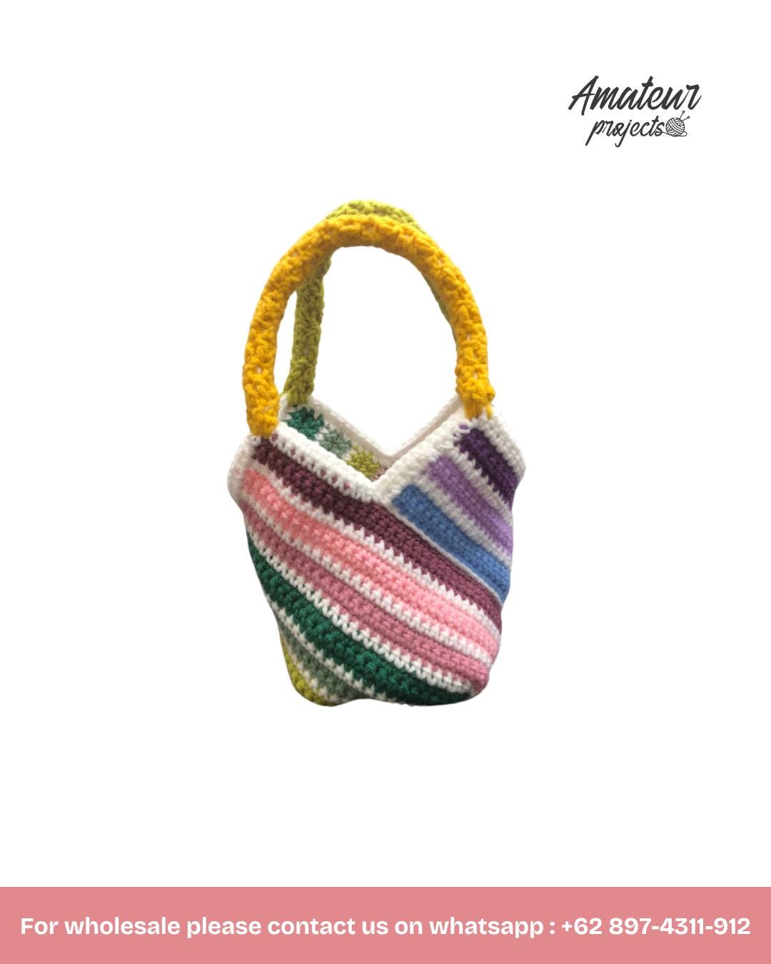 Small Size Popet Bag For Baby Girl In Rainbow Design main image 0