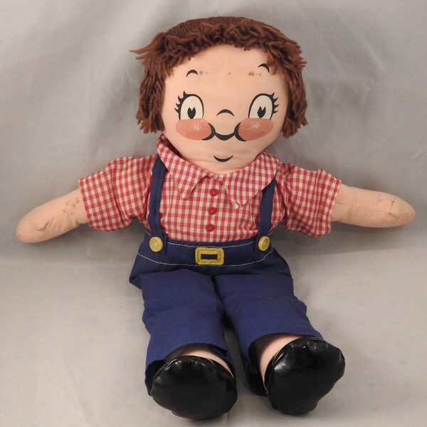 Vintage Campbell Kid Stuffed 16" Advertising Doll