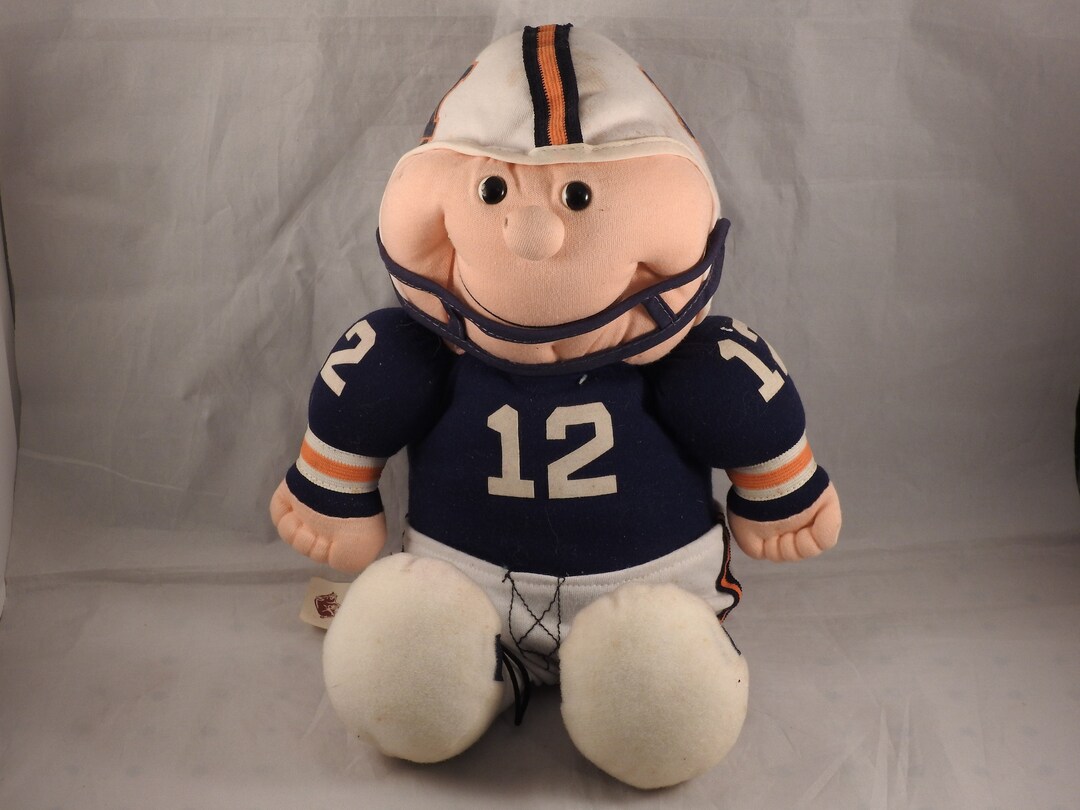 Vintage Plush Football Player Kamar Kicks Auburn Colors With Etsy