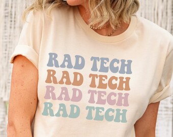 Rad Tech T-Shirt Graduation Gift for Xray Tech Technologist radiology Radiologic Technologist Crewneck Unisex X-Ray Tech Tshirt Shirt Tee