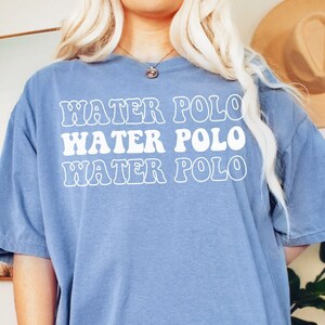 Water Polo Retro Comfort Colors ® T-shirt Gift for Water Polo Player Back to School Waterpolo Tshirt Crewneck Womens Unisex Shirt tee