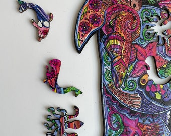 Modern Art Puzzle,Dolphin-5000piece Wooden Jigsaw Puzzles,Intellectual Toys for Christmas Easter Birthday Gift Brain Teasers Modern Art Puzzle,Dolphin-5000piece Wooden Jigsaw Puzzles,Intellectual Toys for Christmas Easter Birthday Gift Brain Teasers