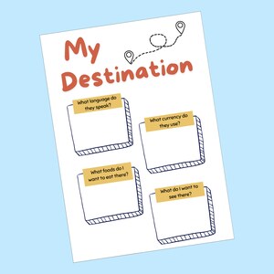 Children's Travel Journal- Instant Digital Download! - Etsy