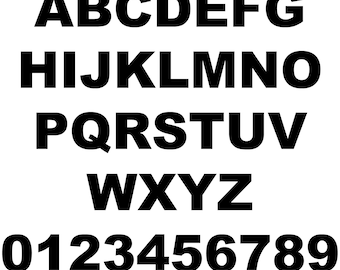 Block Alphabet Letters Die Cut Embellishments